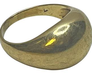 14K Gold Dome Band