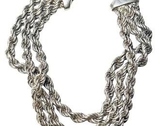 Sterling Silver MultiStrand Bracelet