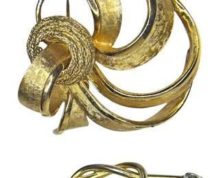 Coro Elaborate Brooch More