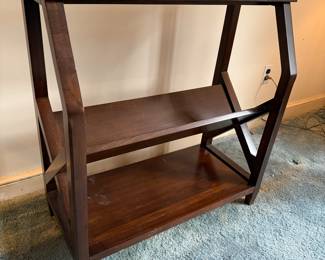 Mahogany bookshelf/console table
