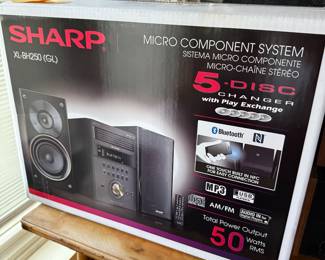 Sharp stereo system - New in Box!