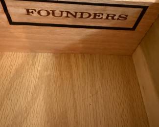 Modern "Founders" dresser & 2 mirrors