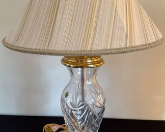 Waterford crystal lamp