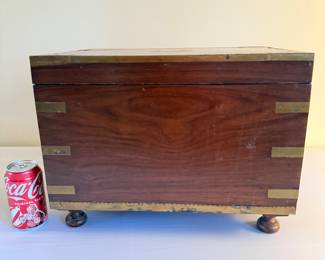 Chest with brass accents