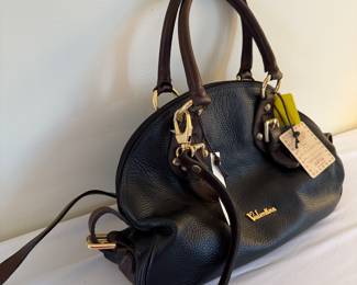Valentina leather handbag - New with Tags!