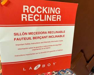 LaZboy rocking recliner