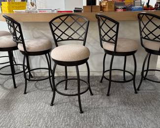 Swivel barstools