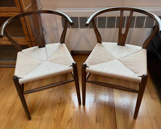 Wishbone chairs