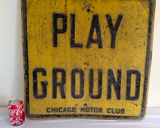 Vintage "Play Ground" sign
