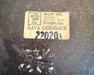 "Glit" pottery from Iceland