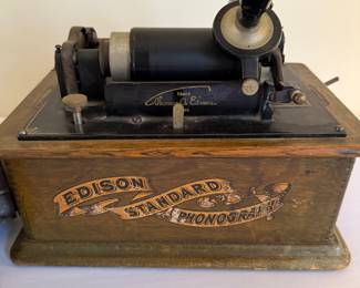 Antique Edison phonograph