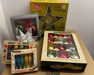 Vintage Christmas ornaments