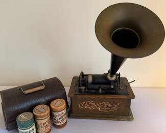 Antique Edison phonograph