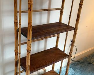 Antique bamboo shelving