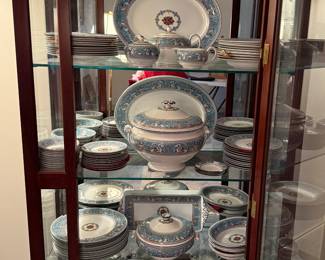 Mahogany china/display cabinet- lighted