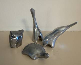 Modern Hoselton aluminum figurines