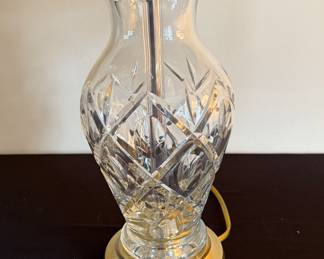 Waterford crystal lamp