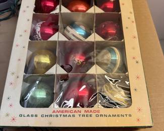 Vintage Christmas ornaments