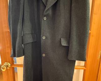 Christian Dior mens wool overcoat