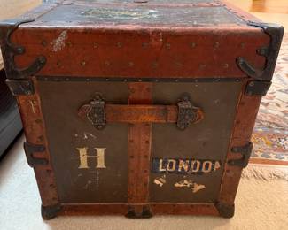 Antique trunk - DELAWARE HARD FIBRE CO> Wilmington, Del. - Great Shape!
