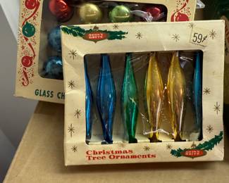 Vintage Christmas ornaments