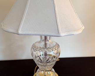 Waterford crystal lamp