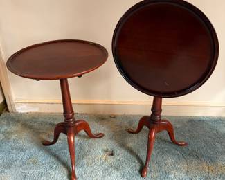 Tilt top side tables