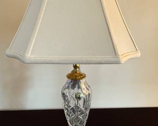 Waterford crystal lamp