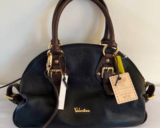 Valentina leather handbag - New with Tags!
