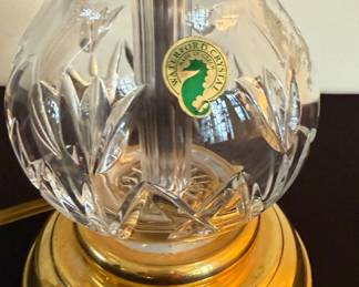 Waterford crystal lamp