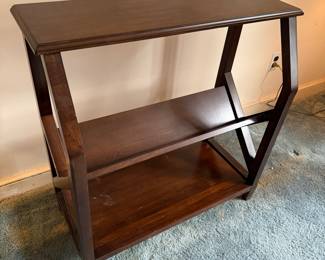 Mahogany bookshelf/console table
