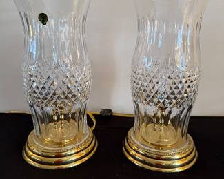Waterford Hurricane lamps