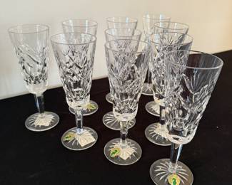 Waterford champagne flutes
