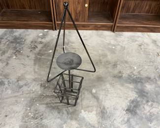 Wrought Iron Pillar Holder / Candle Holder
