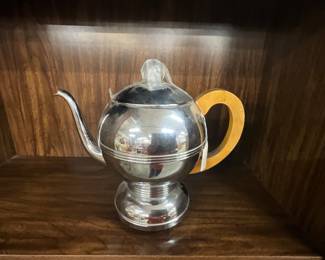 Manning Bowman & Co Round globe Coffee Percolator 1930's