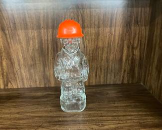 Mennan Hard Hat Construction Worker Skin Bracer After Shave Bottle