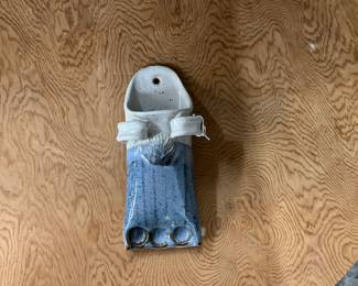 Salvaterra Pottery Studio Art Wall Pocket Vase