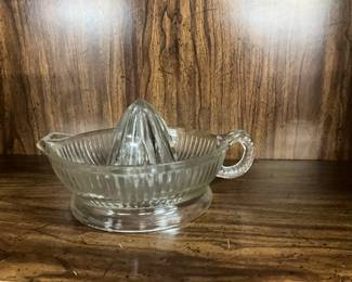 Clear Glass Citrus Juicer or Reamer