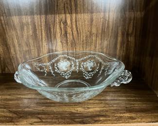 Fostoria Mayflower Handled Bowl