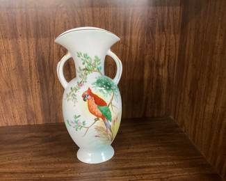 Ucagco Ceramic Parrot Design Vase