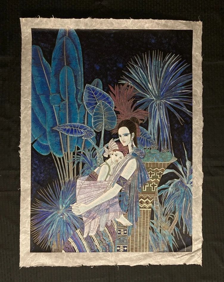 CT680VTing Shao Kuang Silk Screen, Moonlight Signed by Artist