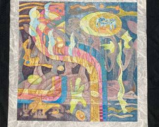 CT693VPrayer by He Neng, Original Limited Edition Silk Screen