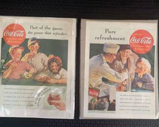 CT696CocaCola Vintage Advertisement