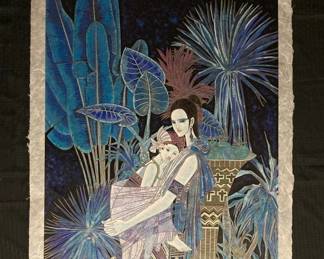 CT680VTing Shao Kuang Silk Screen, Moonlight Signed by Artist