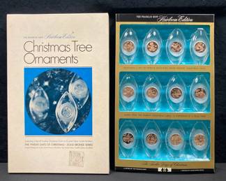CT699Franklin Mint Heirloom Edition Christmas Tree Ornaments