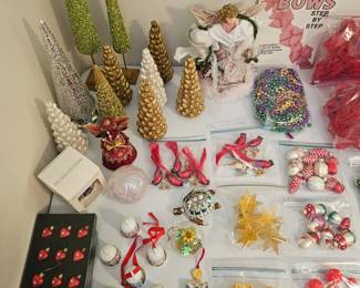 Vintage Ornaments, some from Germany and France