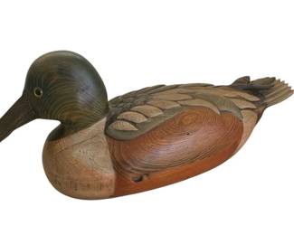 Tom Talber Carved Duck Decoy