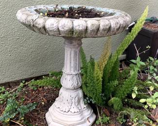 Ornate Bird Bath