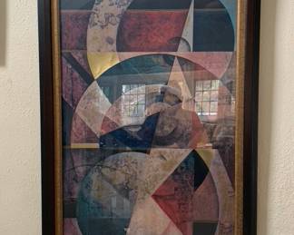 Large Vintage Richard Hall Abstract
