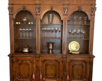 SOLD! 1970s Bernhardt Triple Bookcase Cabinet